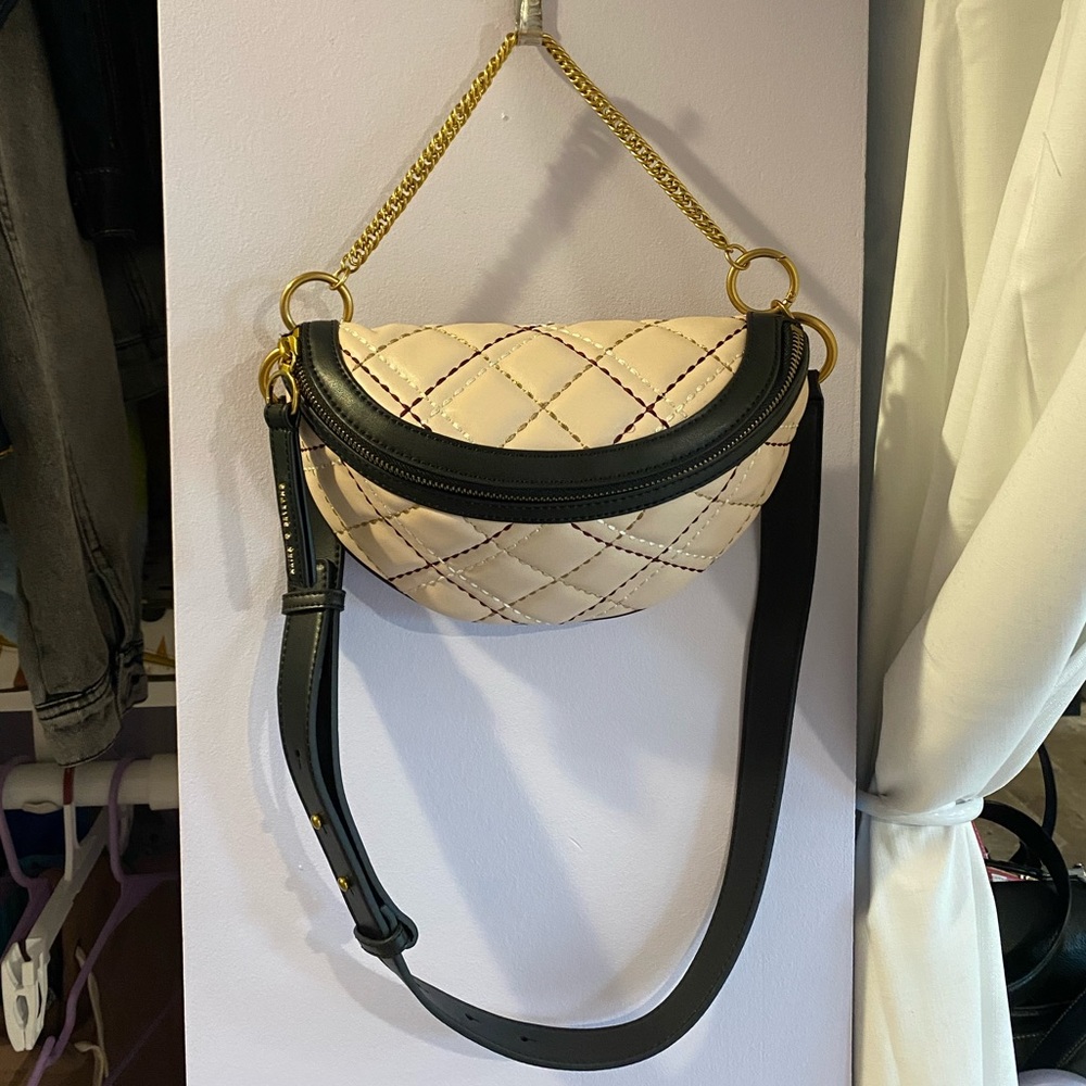 Brand New Charles & Keith Half Moon Bag